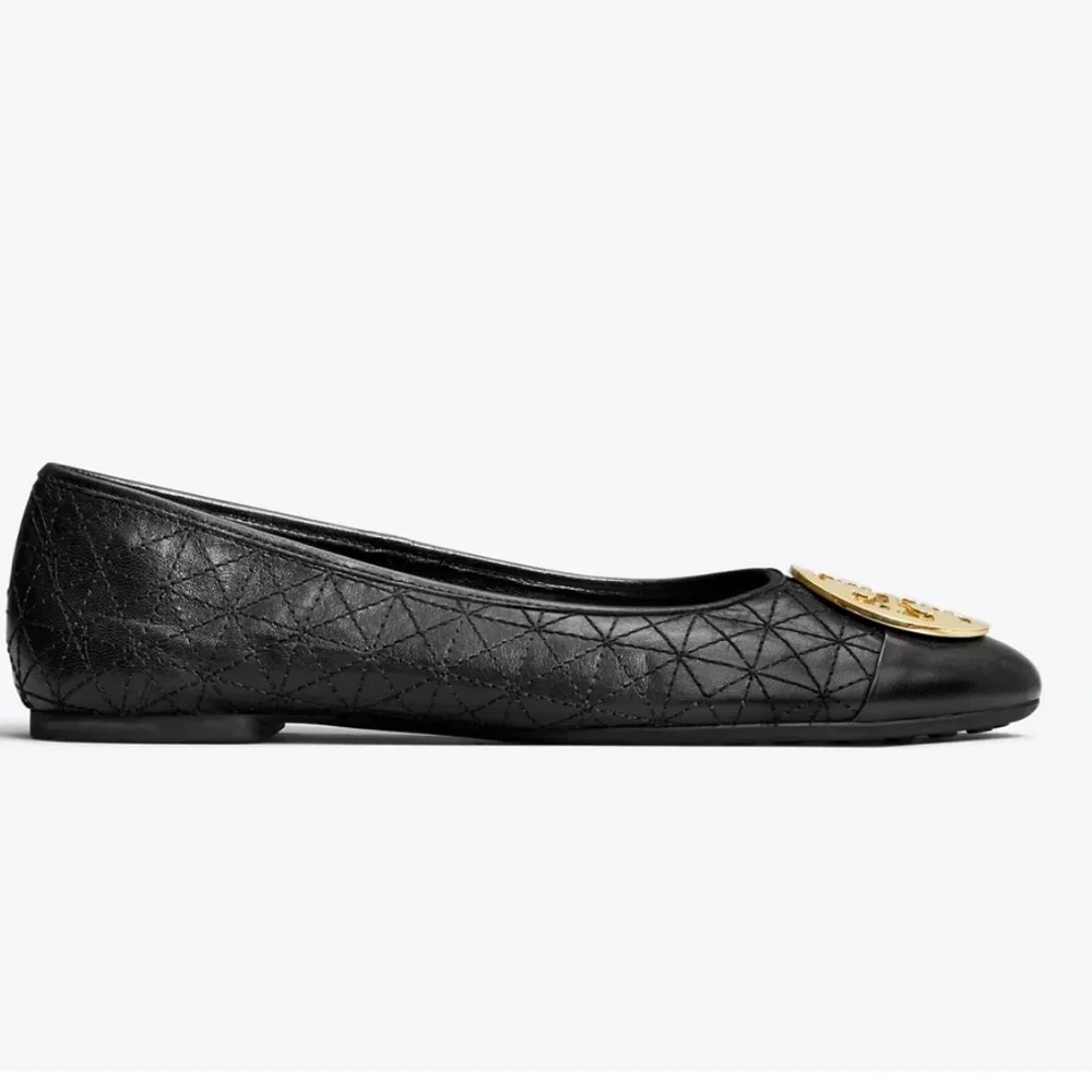 Tory Burch CLAIRE CAP-TOE QUILTED BALLET